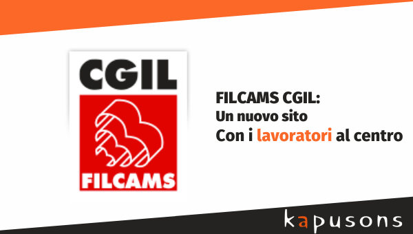 Immagine di 'FILCAMS CGIL: un nuovo sito con i lavoratori al centro.'